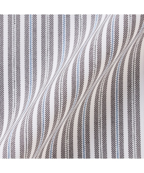 TOKYO SHIRTS（トウキョウシャツ）の「COFREX  配色ボウタイ レディース長袖シャツ（シャツ/ブラウス・レディース・グレー・M/L/LL/XL/S）」の8枚目の写真