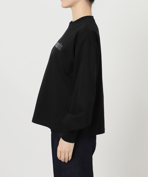 B.C STOCK(ベーセーストック)の「フロッキープリントロンTEE(Tシャツ/カットソー・レディース・ブラック/ホワイト・FREE)」の10枚目の写真