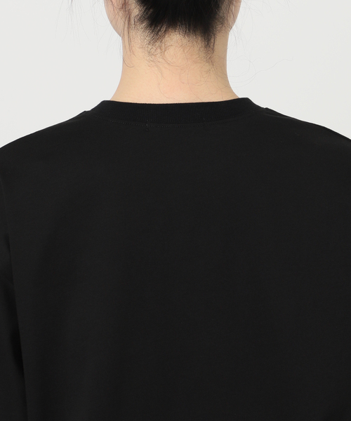 B.C STOCK(ベーセーストック)の「フロッキープリントロンTEE(Tシャツ/カットソー・レディース・ブラック/ホワイト・FREE)」の13枚目の写真