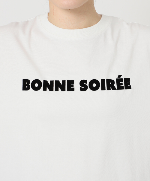 B.C STOCK(ベーセーストック)の「フロッキープリントロンTEE(Tシャツ/カットソー・レディース・ブラック/ホワイト・FREE)」の21枚目の写真