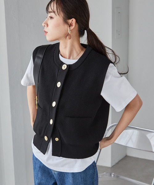 ノースリボタンベスト 楽天市場】＼SALE66%OFF／ニットベスト レディース 秋冬