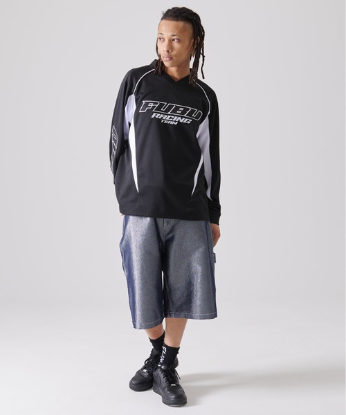 入手困難 即納 ネコポス送料無料 フブ FUBU Tシャツ ワッペン FUBU tシャツ 「FUBU/フブ」Baseball Shirts/ベースボールシャツ