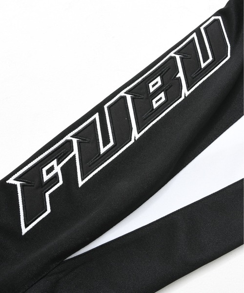 FUBU（ フブ）の「FUBU フブ ブランド ロゴ 刺繍 ワッペン Vネック 長袖 レーシングシャツ ゲームシャツ（Tシャツ/カットソー・メンズ・ホワイト/ブラック・M/L/XL/XXL）」の22枚目の写真