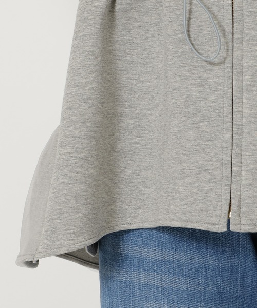 Rose Tiara（ローズティアラ）の「2段フリルチュール重ねパーカー（パーカー・レディース・ネイビー/グレー・46/42/38）」の19枚目の写真