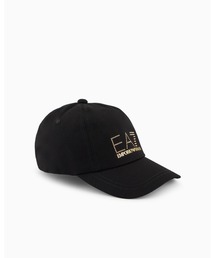 イーエーセブン キャップ 275936 1P103 00036 メンズ EA7 EMPORIO ARMANI Core ID Logo Black Baseball Cap Snapback Hat