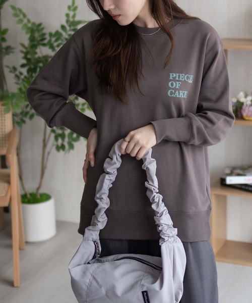 HusHusH（ハッシュアッシュ）の「HusHusH ガゼットトレーナー（Tシャツ/カットソー・レディース・ネイビー/ベージュ/スミクロ・M/L）」の6枚目の写真