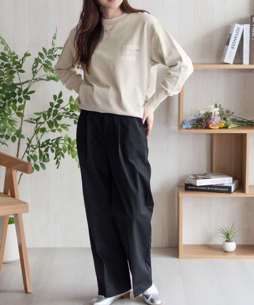 HusHusH（ハッシュアッシュ）の「HusHusH ガゼットトレーナー（Tシャツ/カットソー・レディース・ネイビー/ベージュ/スミクロ・M/L）」の10枚目の写真