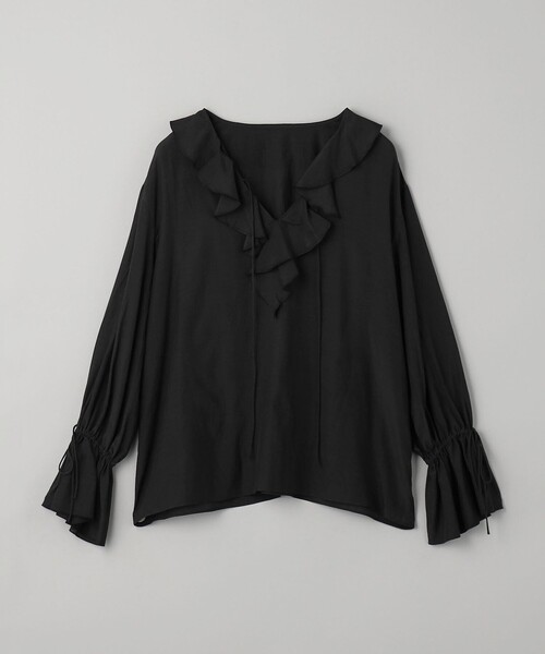 期間限定価格　レーヨンコットンローン ラッフルシャツ レーヨンコットンローン ラッフルシャツ（シャツ/ブラウス