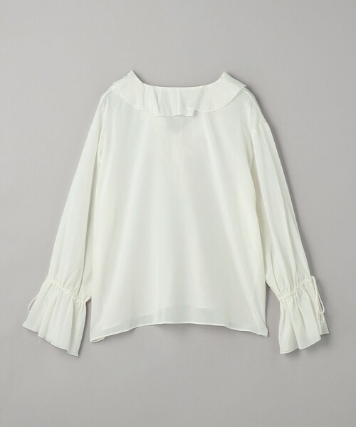 BEAUTY&YOUTH UNITED ARROWS(ビューティーアンドユースユナイテッドアローズ)の「レーヨンコットンローン ラッフルシャツ(シャツ/ブラウス・レディース・オフホワイト/ブラック・FREE)」の19枚目の写真