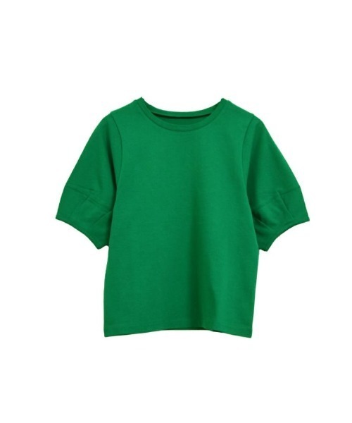 aquagarage（アクアガレージ）の「ボリューム袖カットソー（Tシャツ/カットソー・レディース・チャコール/グリーン/ブラック/オフホワイト・M）」の8枚目の写真