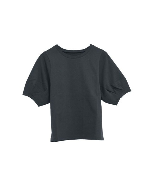 aquagarage（アクアガレージ）の「ボリューム袖カットソー（Tシャツ/カットソー・レディース・チャコール/グリーン/ブラック/オフホワイト・M）」の9枚目の写真