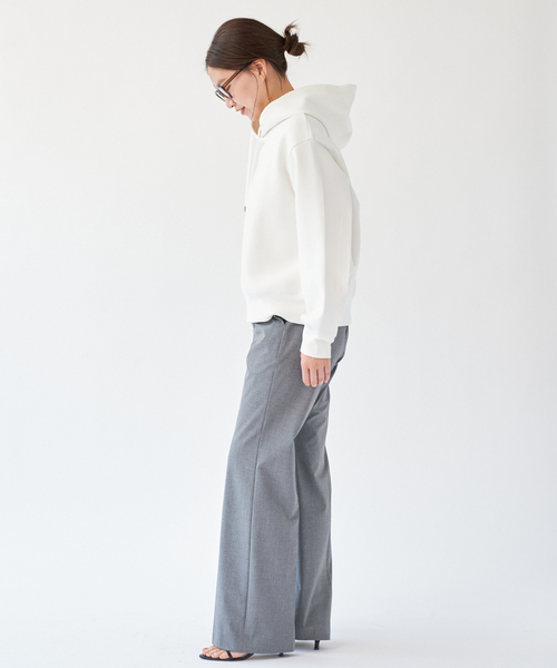 IENA（イエナ）の「ベアWニットコンパクトフーディー（パーカー・レディース・ホワイト/ブラック・FREE）」の22枚目の写真