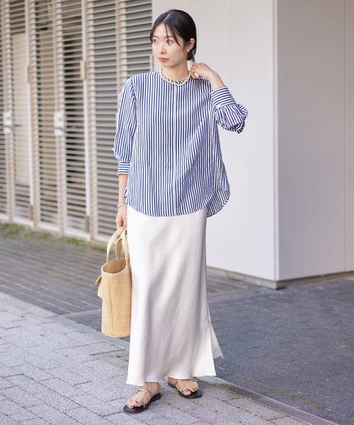 IENA（イエナ）の「《追加》ラミーリヨセルノーカラーブラウス