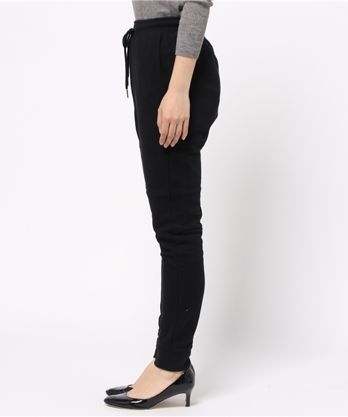 MYE-DO'（マイ・ドゥ）の「サイドジップ ポケット テック スウェットパンツ（その他パンツ・レディース・グレー/ブラック・SMALL）」の4枚目の写真