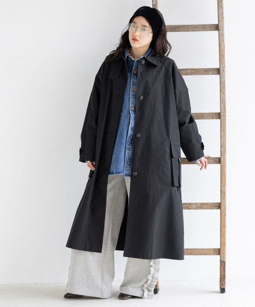 RAGEBLUE（レイジブルー）の「サイドフリル/ラメスウェットワイドパンツ（スウェットパンツ・レディース・ブラック/グレー・FREE）」の9枚目の写真