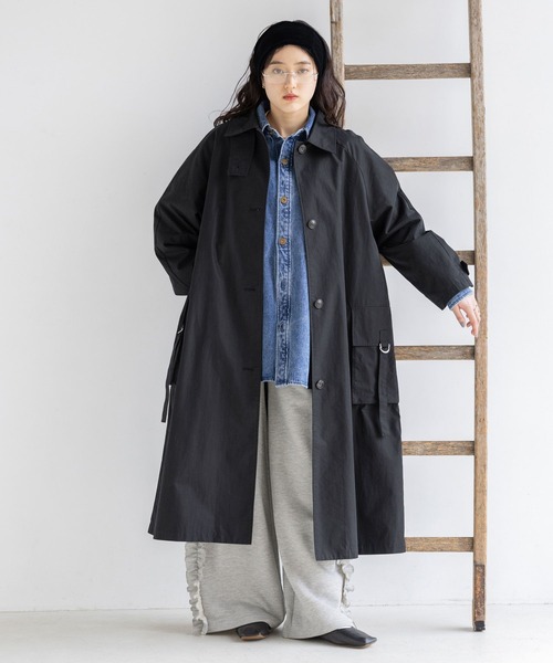 RAGEBLUE（レイジブルー）の「サイドフリル/ラメスウェットワイドパンツ（スウェットパンツ・レディース・ブラック/グレー・FREE）」の10枚目の写真