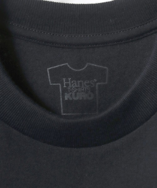 HANES（ヘインズ）の「Hanes/へインズ T-SHIRTS KURO/クロ 黒 無地 クルーネック ノースリーブTシャツ/1P パックT/レディース メンズ（Tシャツ/カットソー・メンズ・ブラック・S/M/L/XL）」の6枚目の写真