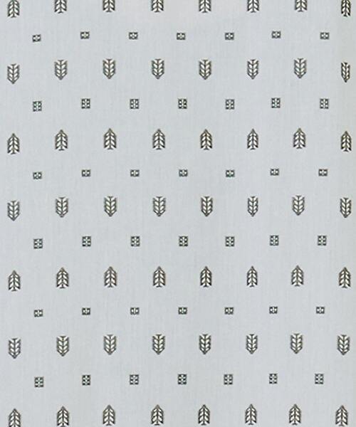 LOISIR（ロワズィール）の「小紋柄カットジャカードワンピース（ワンピース・レディース・グレー/キナリ・M/MT）」の10枚目の写真