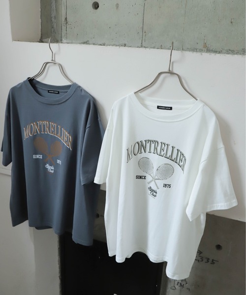 セール】テニス箔PT 半袖TEE（Tシャツ/カットソー）｜NOMBRE