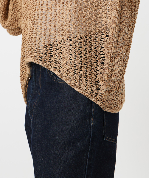 【SLOBE IENA】LOGAN＊別注メッシュプルオーバー 追加》LOGAN/ローガン SLOBE別注 メッシュプルオーバー LG