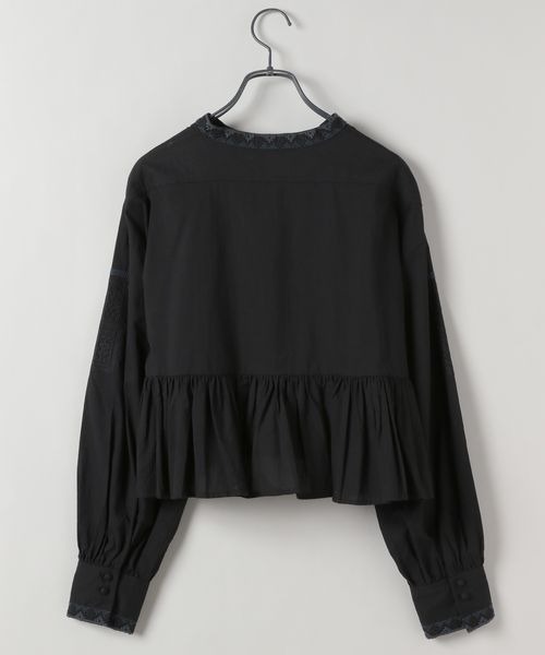 JEANASIS(ジーナシス)の「エンブロイダリーペプラムブラウス/328072(シャツ/ブラウス・レディース・ホワイト/ブラック・FREE)」の11枚目の写真