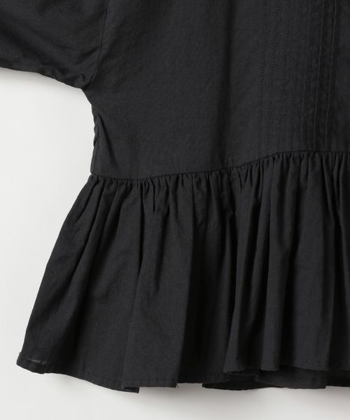 JEANASIS(ジーナシス)の「エンブロイダリーペプラムブラウス/328072(シャツ/ブラウス・レディース・ホワイト/ブラック・FREE)」の5枚目の写真