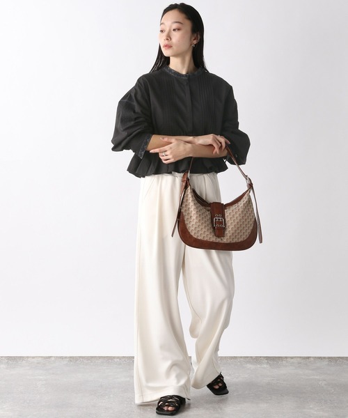 JEANASIS(ジーナシス)の「エンブロイダリーペプラムブラウス/328072(シャツ/ブラウス・レディース・ホワイト/ブラック・FREE)」の21枚目の写真