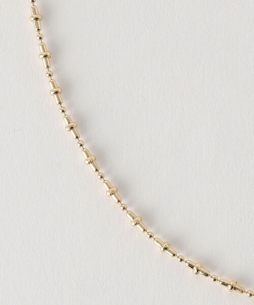 green label relaxing(グリーンレーベルリラクシング)の「デザイン ボールチェーン ネックレス(ネックレス・レディース・シルバー/ゴールド・FREE)」の5枚目の写真