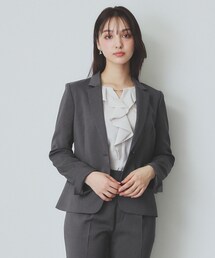 index | ドライタッチストレッチテーラードジャケット//セットアップ対応【洗濯機洗い可/イージーアイロン】(テーラードジャケット)