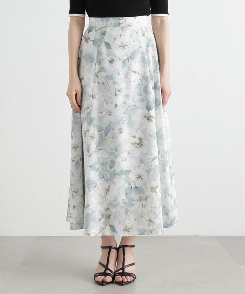 PROPORTION BODY DRESSING（プロポーションボディドレッシング）の「ニュアンスフラワースカート / 1215120400（スカート・レディース・ライトグリーン/ネイビー・MEDIUM/SMALL）」の10枚目の写真
