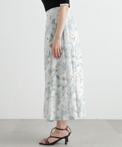 PROPORTION BODY DRESSING（プロポーションボディドレッシング）の「ニュアンスフラワースカート / 1215120400（スカート・レディース・ライトグリーン/ネイビー・MEDIUM/SMALL）」の11枚目の写真