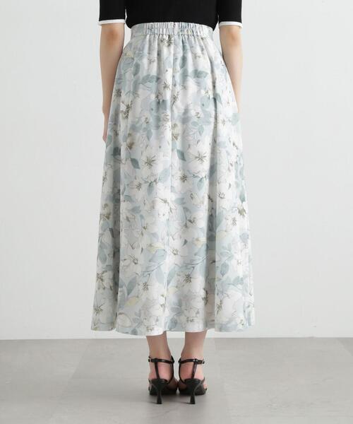 PROPORTION BODY DRESSING（プロポーションボディドレッシング）の「ニュアンスフラワースカート / 1215120400（スカート・レディース・ライトグリーン/ネイビー・MEDIUM/SMALL）」の12枚目の写真