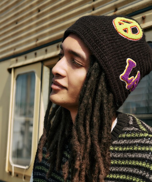 XLARGE(エクストララージ)の「CROCHET FLOWER KNIT HAT(ハット・メンズ・ホワイト/ブラック・ONE SIZE)」の16枚目の写真