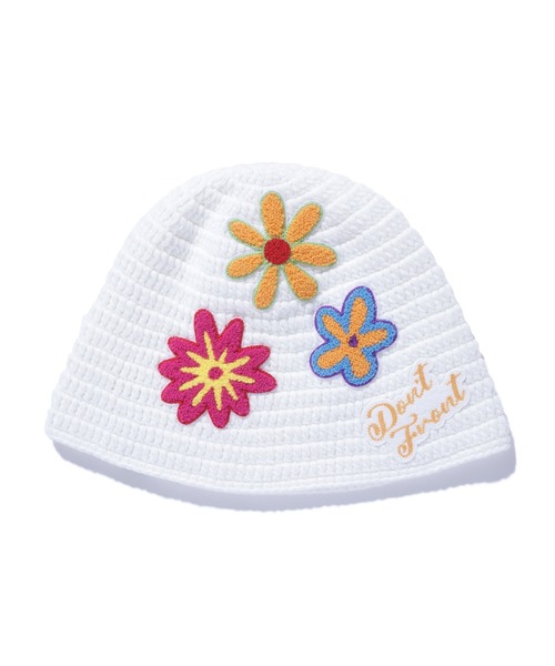 XLARGE(エクストララージ)の「CROCHET FLOWER KNIT HAT(ハット・メンズ・ホワイト/ブラック・ONE SIZE)」の21枚目の写真