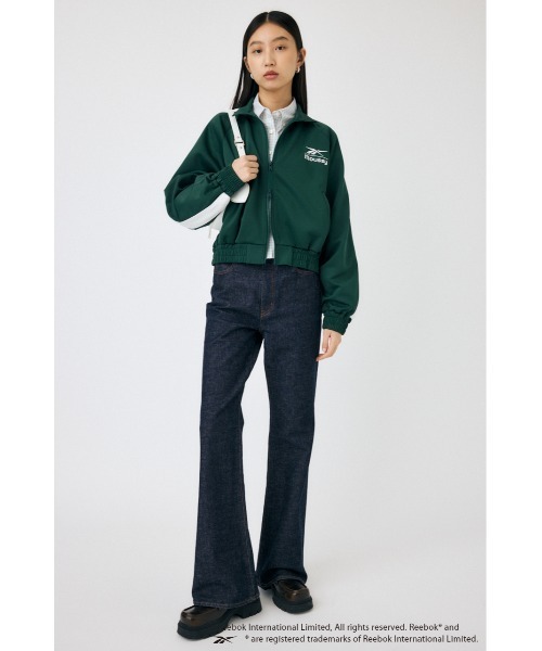 MOUSSY（マウジー）の「REEBOK トラックジャケット（パーカー・レディース・ネイビー/オフホワイト/ダークグリーン・FREE）」の6枚目の写真