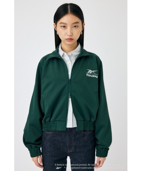 MOUSSY（マウジー）の「REEBOK トラックジャケット（パーカー・レディース・ネイビー/オフホワイト/ダークグリーン・FREE）」の9枚目の写真