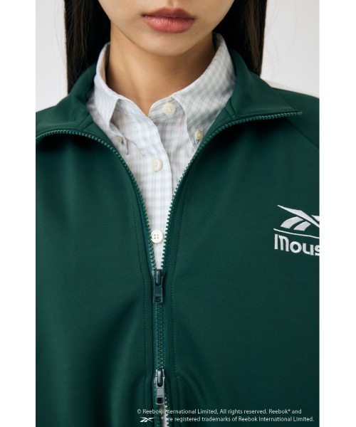 MOUSSY（マウジー）の「REEBOK トラックジャケット（パーカー・レディース・ネイビー/オフホワイト/ダークグリーン・FREE）」の12枚目の写真