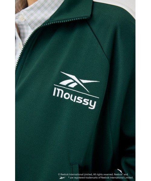 MOUSSY（マウジー）の「REEBOK トラックジャケット（パーカー・レディース・ネイビー/オフホワイト/ダークグリーン・FREE）」の14枚目の写真