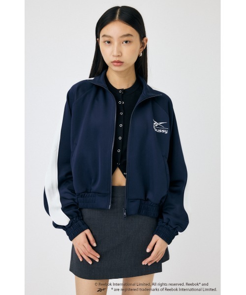 MOUSSY（マウジー）の「REEBOK トラックジャケット（パーカー・レディース・ネイビー/オフホワイト/ダークグリーン・FREE）」の19枚目の写真