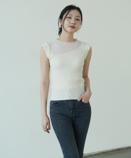 【未使用】SALE❗️Fair Liar ニット　ノースリーブ　トップス KNIT – 【公式】Fairliar Japan｜フェアライアージャパン