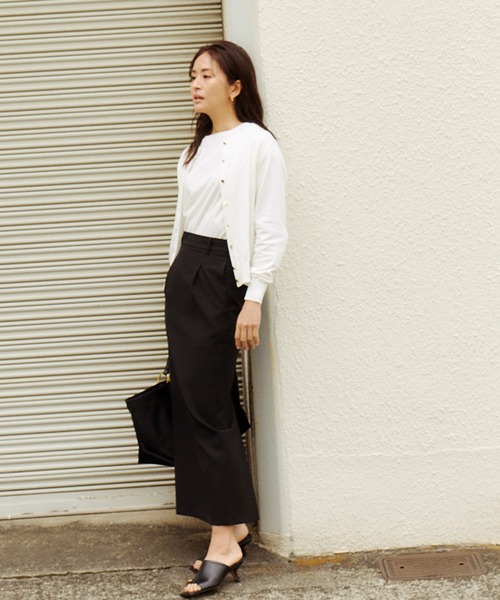 ROPE'（ロペ）の「【洗える】オーガニックコットンハイゲージカーディガン（カーディガン/ボレロ・レディース・ターコイズブルー/ネイビー/ホワイト・FREE）」の22枚目の写真