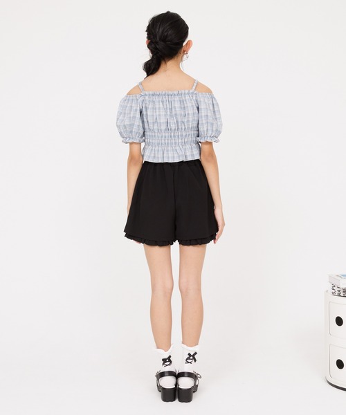 PINKHUNT(ピンクハント)の「PINKHUNT ピンクハント タックキュロット ショートパンツ 0567K(その他パンツ・キッズ・ブラック/ブラック系1・150cm/120cm/140cm/160cm/130cm)」の8枚目の写真