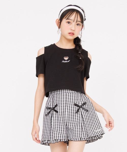 PINKHUNT(ピンクハント)の「PINKHUNT ピンクハント タックキュロット ショートパンツ 0567K(その他パンツ・キッズ・ブラック/ブラック系1・150cm/120cm/140cm/160cm/130cm)」の11枚目の写真