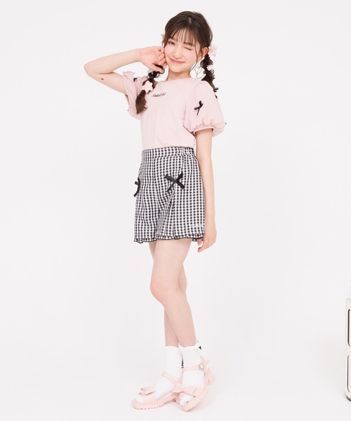 PINKHUNT(ピンクハント)の「PINKHUNT ピンクハント タックキュロット ショートパンツ 0567K(その他パンツ・キッズ・ブラック/ブラック系1・150cm/120cm/140cm/160cm/130cm)」の20枚目の写真