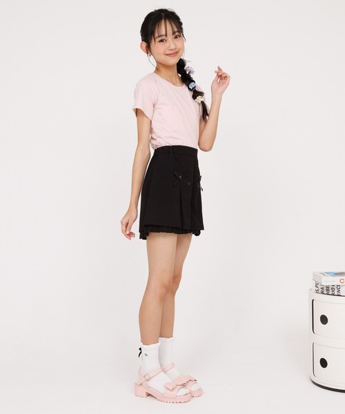 PINKHUNT(ピンクハント)の「PINKHUNT ピンクハント タックキュロット ショートパンツ 0567K(その他パンツ・キッズ・ブラック/ブラック系1・150cm/120cm/140cm/160cm/130cm)」の18枚目の写真