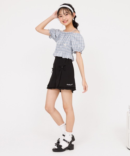 PINKHUNT(ピンクハント)の「PINKHUNT ピンクハント タックキュロット ショートパンツ 0567K(その他パンツ・キッズ・ブラック/ブラック系1・150cm/120cm/140cm/160cm/130cm)」の16枚目の写真