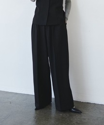 タックワイドパンツ