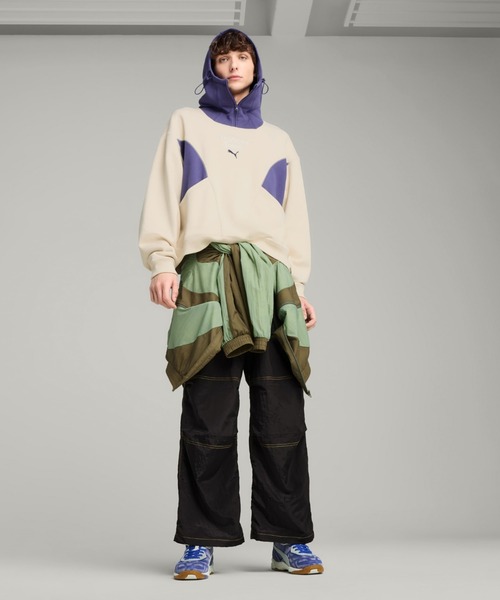 PUMA(プーマ)の「PUMA PUMA X KIDSUPER PROGRESSIVE HOODIE(プーマ×キッドスーパー プログレッシブ フーディ)(パーカー・メンズ・ブラック系/ホワイト系・MEDIUM/LARGE/X-LARGE)」の8枚目の写真