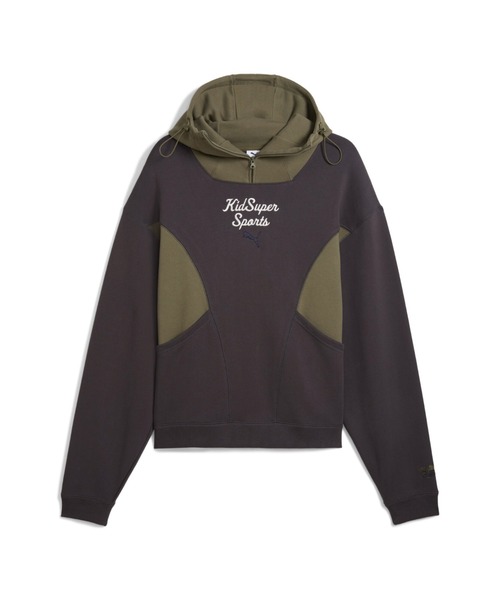 PUMA(プーマ)の「PUMA PUMA X KIDSUPER PROGRESSIVE HOODIE(プーマ×キッドスーパー プログレッシブ フーディ)(パーカー・メンズ・ブラック系/ホワイト系・MEDIUM/LARGE/X-LARGE)」の9枚目の写真