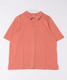 ヒンヤリ綿100%サマ見えポロチュニック